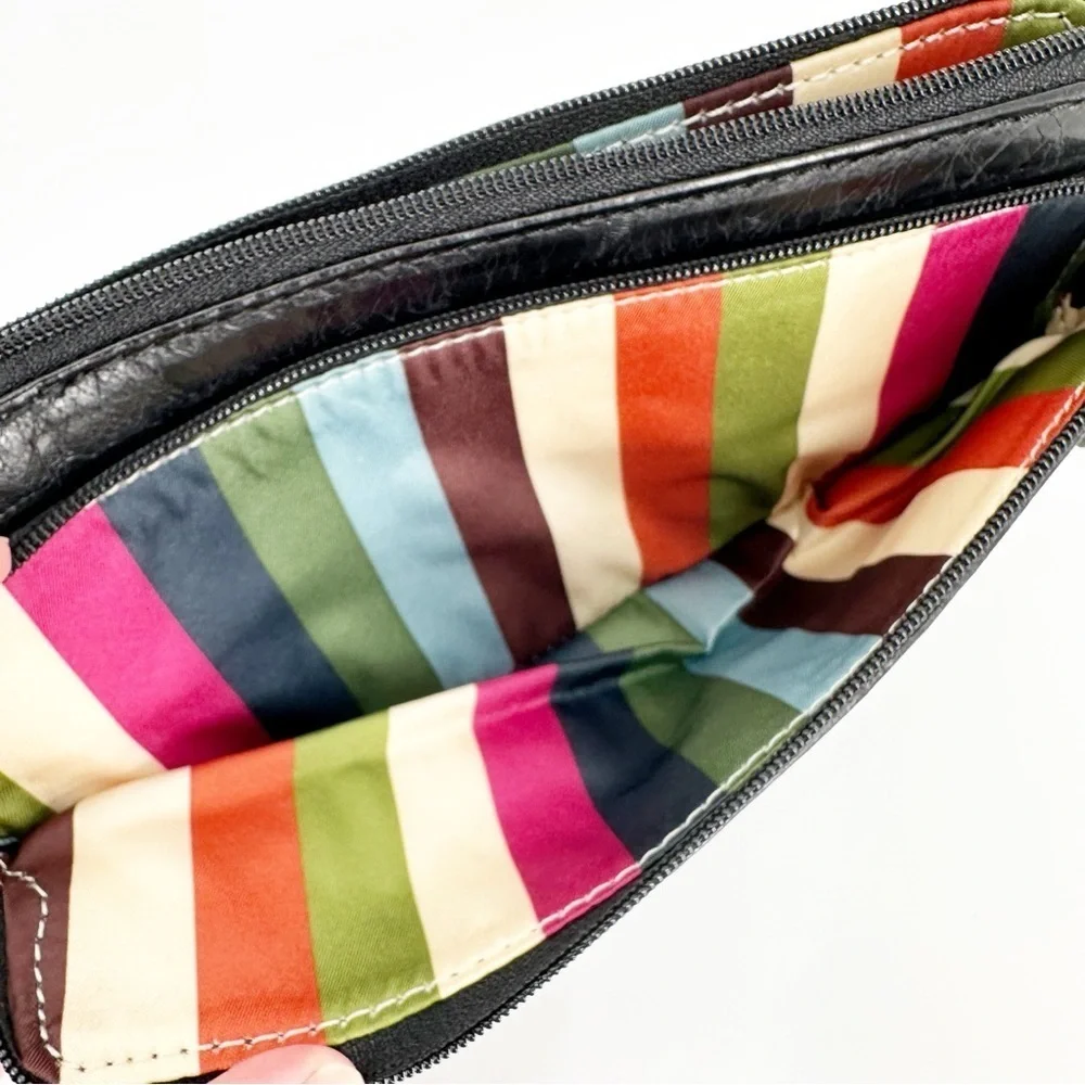 Coach Vintage Leather Double Zip Wallet #47894